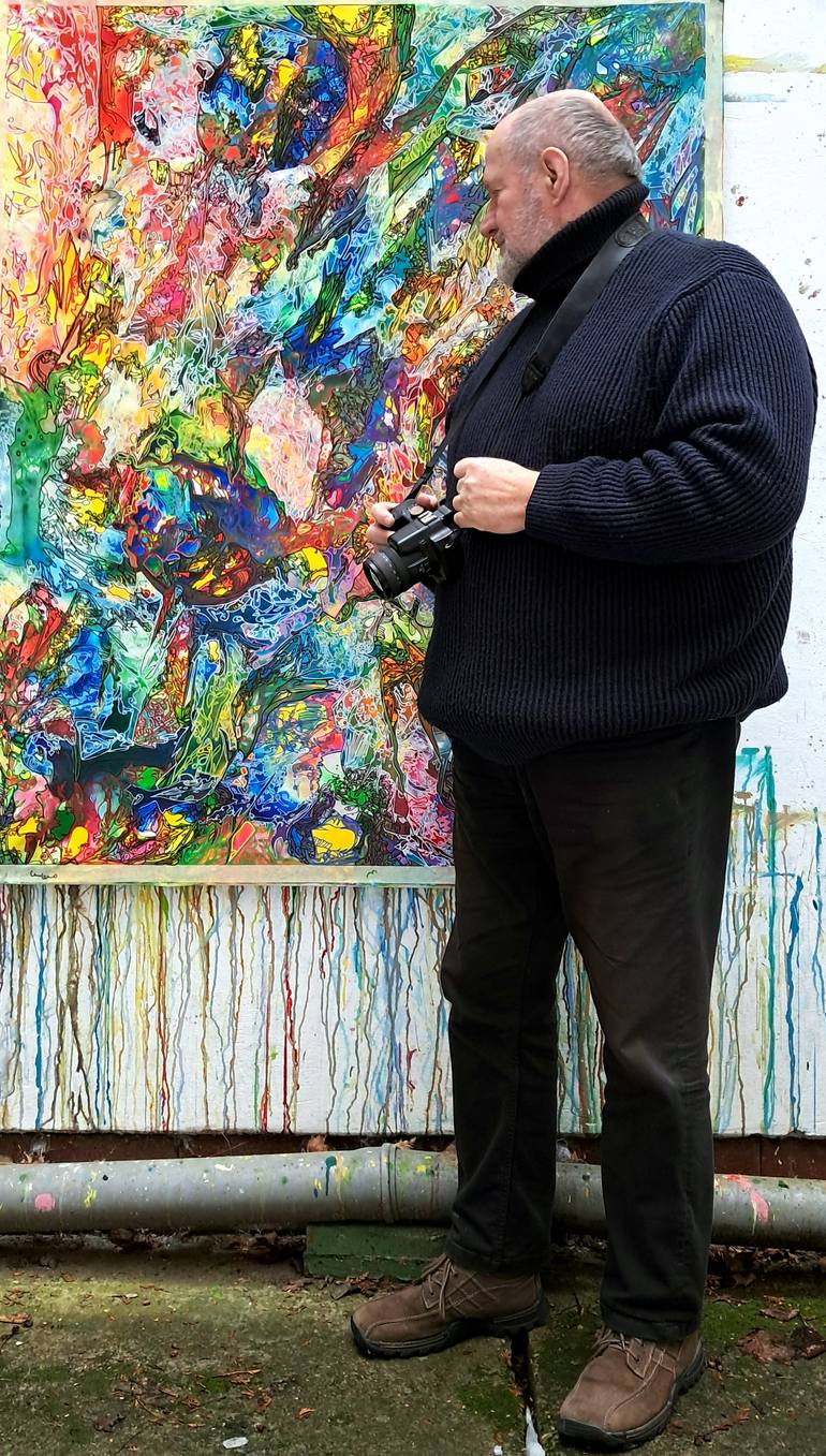 Original Abstract Painting by Igor  Eugen Prokop