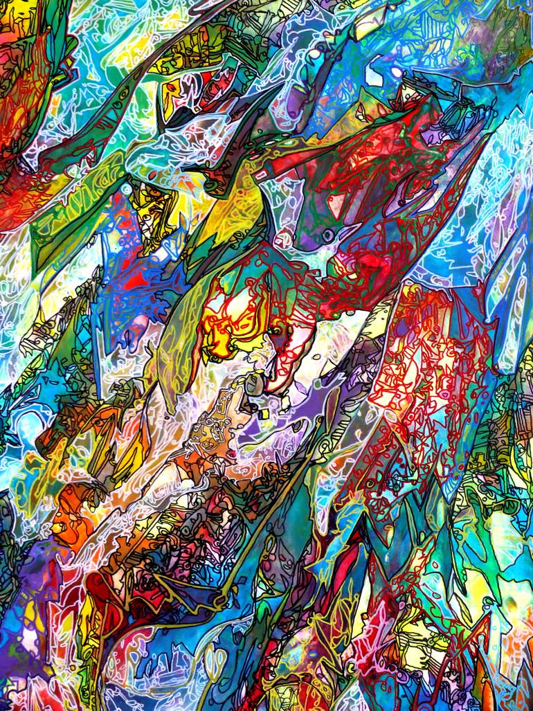 Original Abstract Painting by Igor  Eugen Prokop