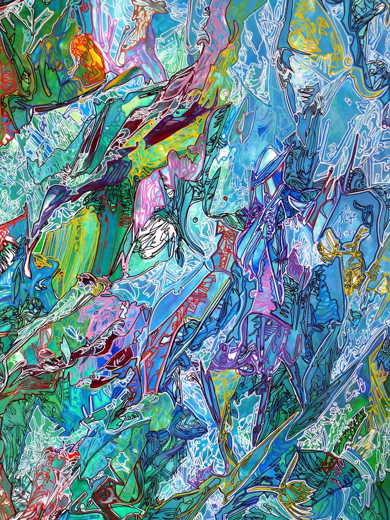 Original Abstract Expressionism Abstract Painting by Igor  Eugen Prokop