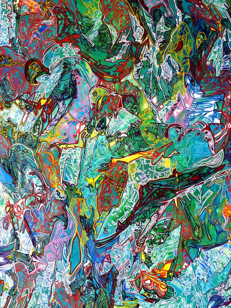 Original Abstract Expressionism Abstract Painting by Igor  Eugen Prokop