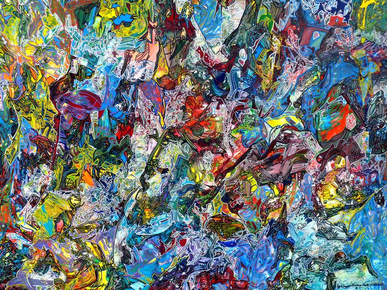 Original Abstract Expressionism Abstract Painting by Igor  Eugen Prokop