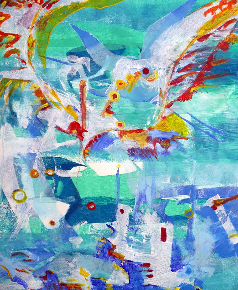 FLYING SHADOWS Painting by Igor Eugen Prokop | Saatchi Art