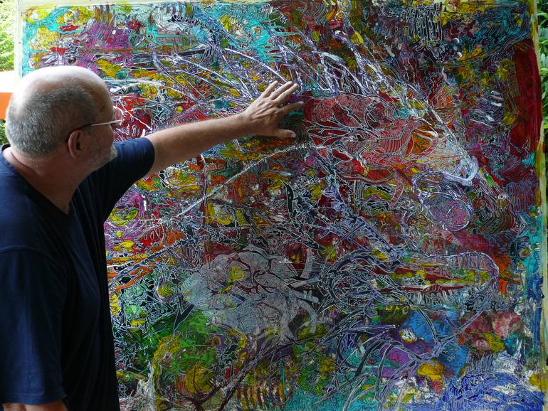 Original Abstract Painting by Igor  Eugen Prokop