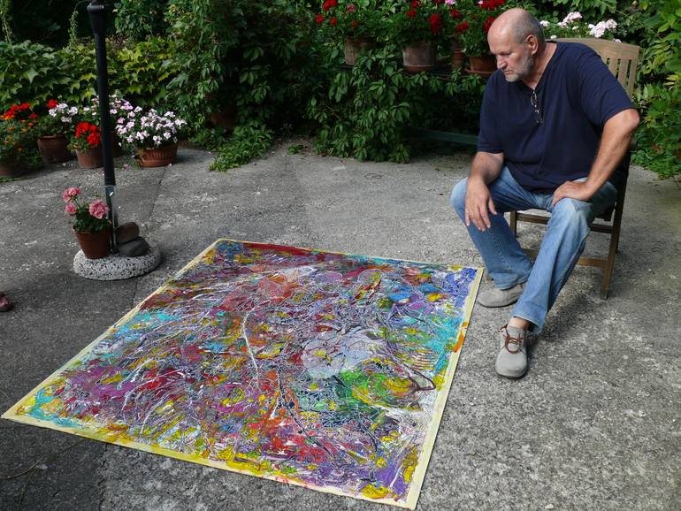 Original Abstract Painting by Igor  Eugen Prokop