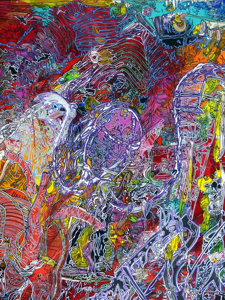 Original Abstract Painting by Igor  Eugen Prokop
