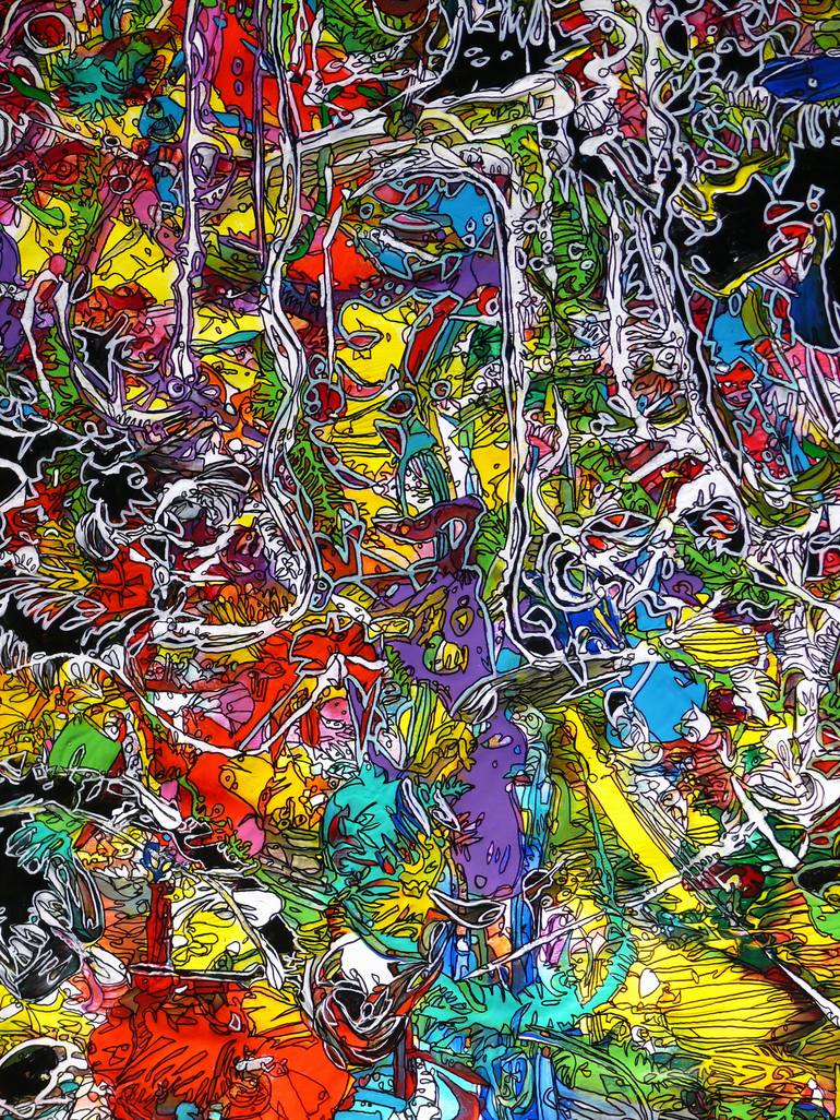 Original Abstract Painting by Igor  Eugen Prokop