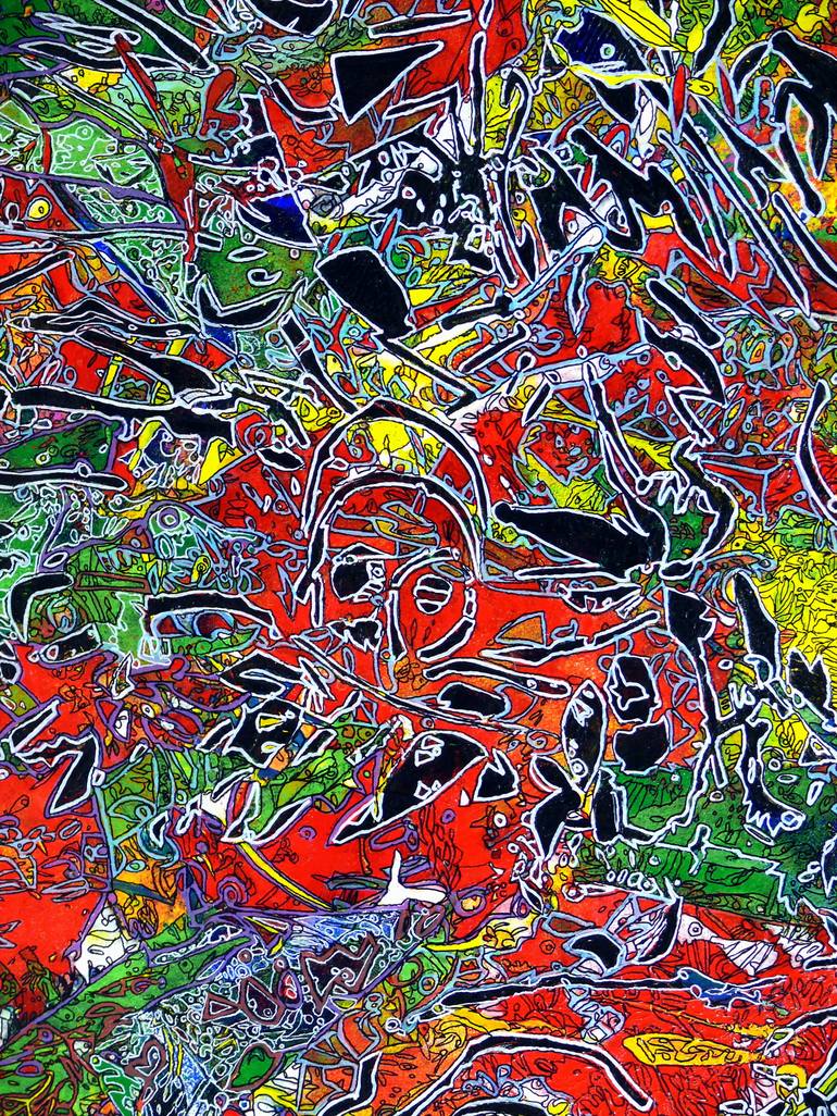 Original Abstract Painting by Igor  Eugen Prokop