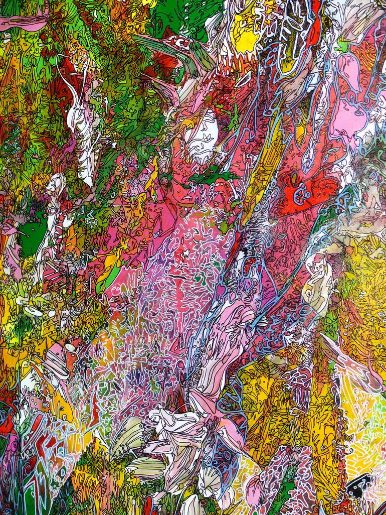 Original Abstract Painting by Igor  Eugen Prokop