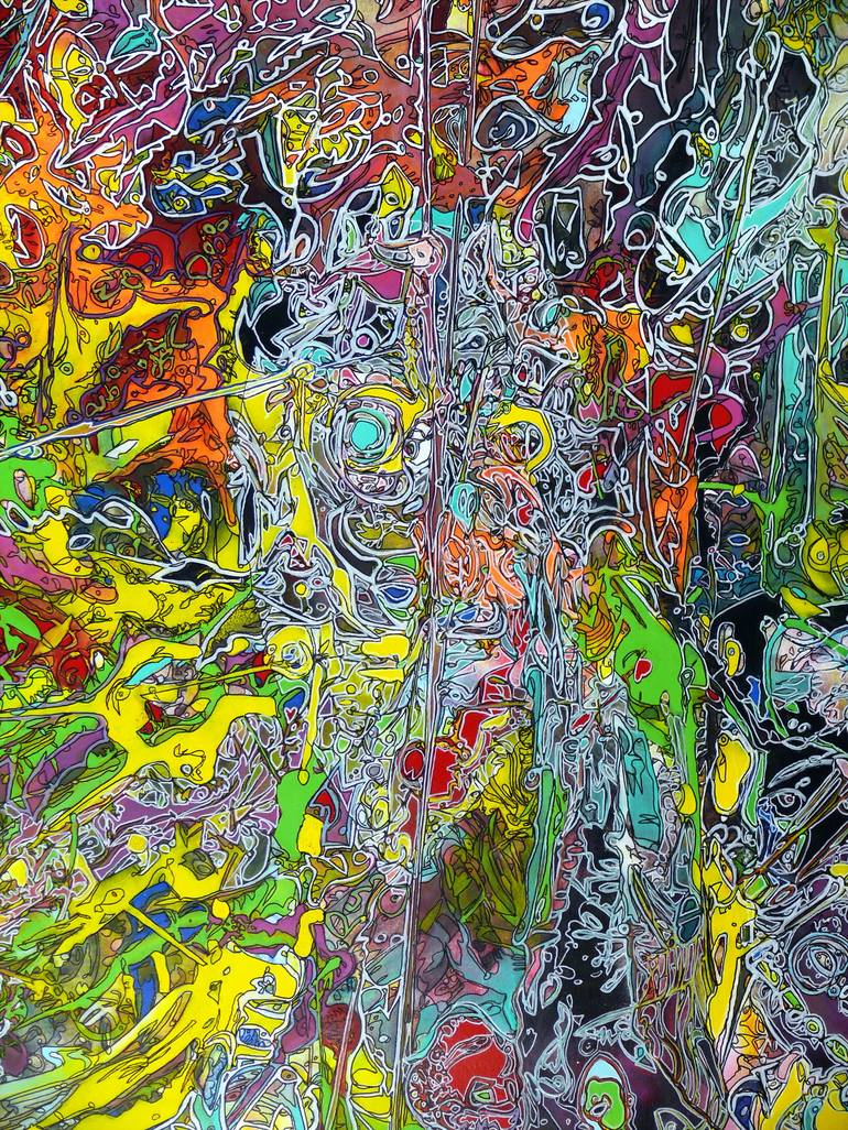 Original Abstract Painting by Igor  Eugen Prokop