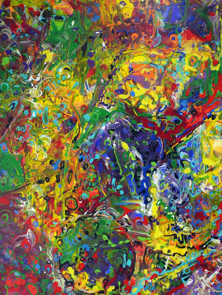 Original Abstract Painting by Igor  Eugen Prokop