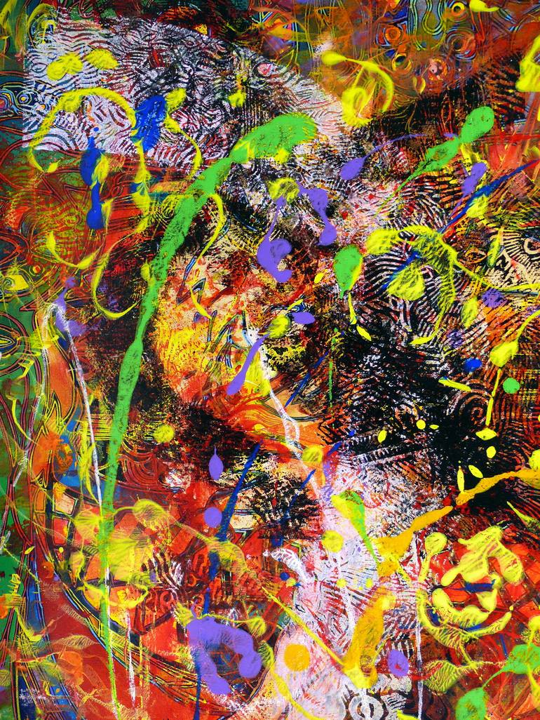 Original Abstract Painting by Igor  Eugen Prokop