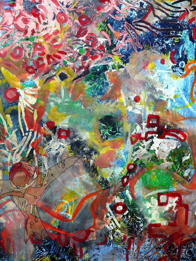 Original Abstract Painting by Igor  Eugen Prokop