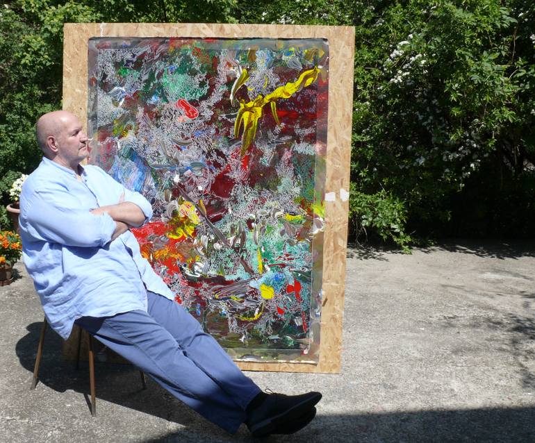 Original Abstract Painting by Igor  Eugen Prokop