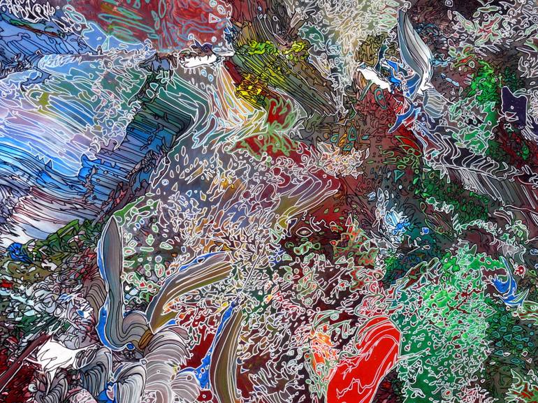 Original Abstract Painting by Igor  Eugen Prokop