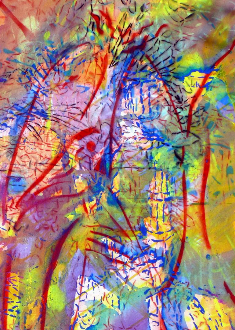 Original Abstract Painting by Igor  Eugen Prokop