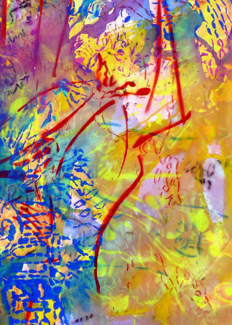 Original Abstract Painting by Igor  Eugen Prokop