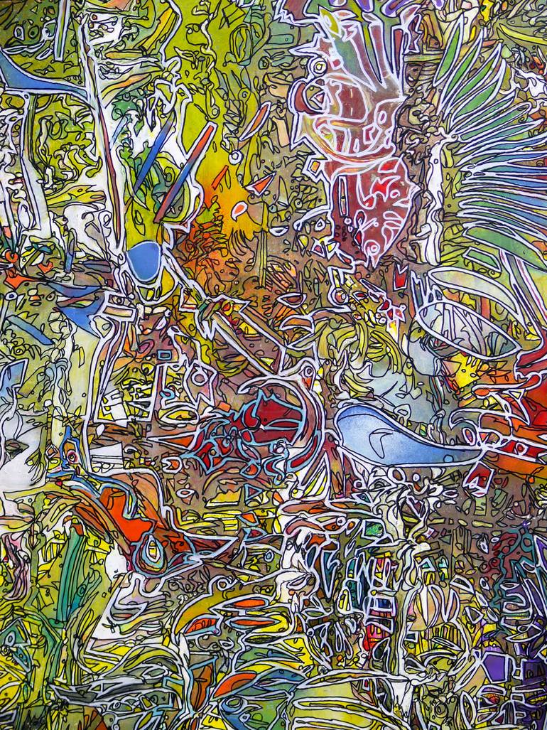 Original Abstract Painting by Igor  Eugen Prokop