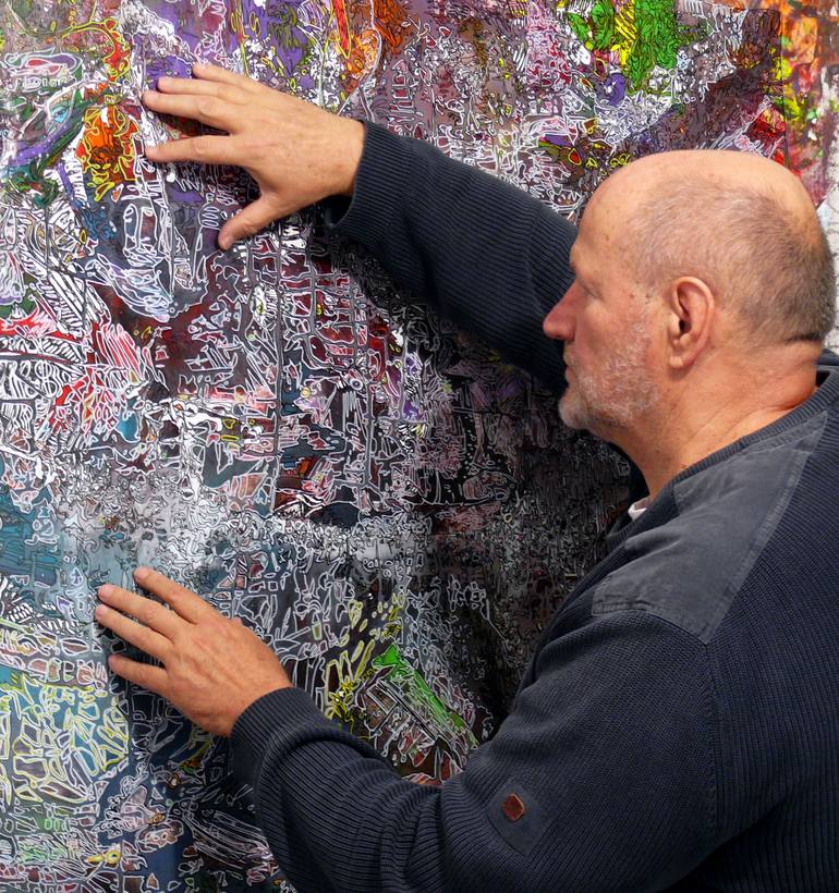 Original Abstract Painting by Igor  Eugen Prokop