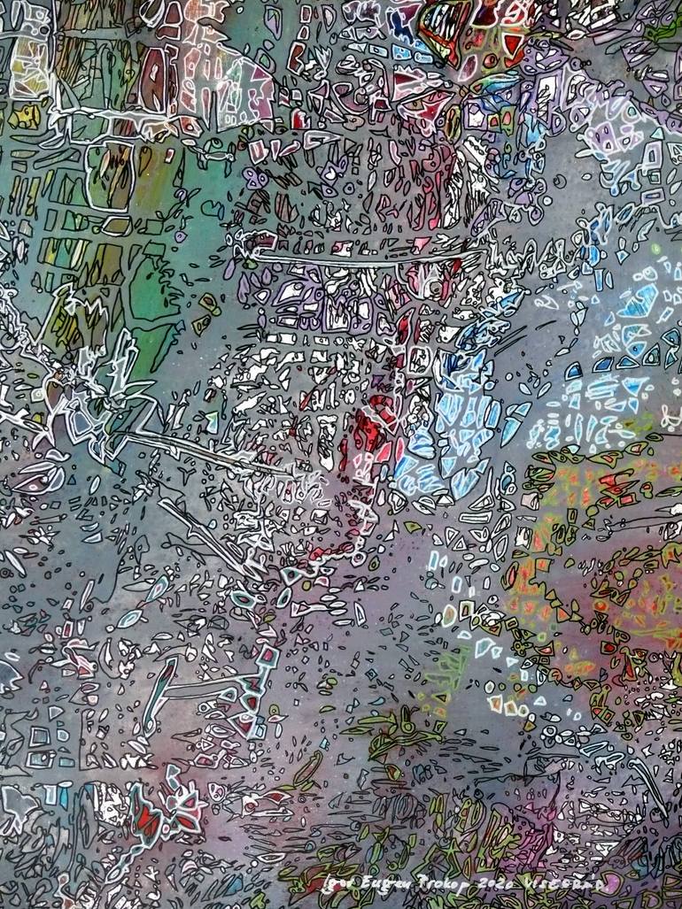 Original Abstract Painting by Igor  Eugen Prokop