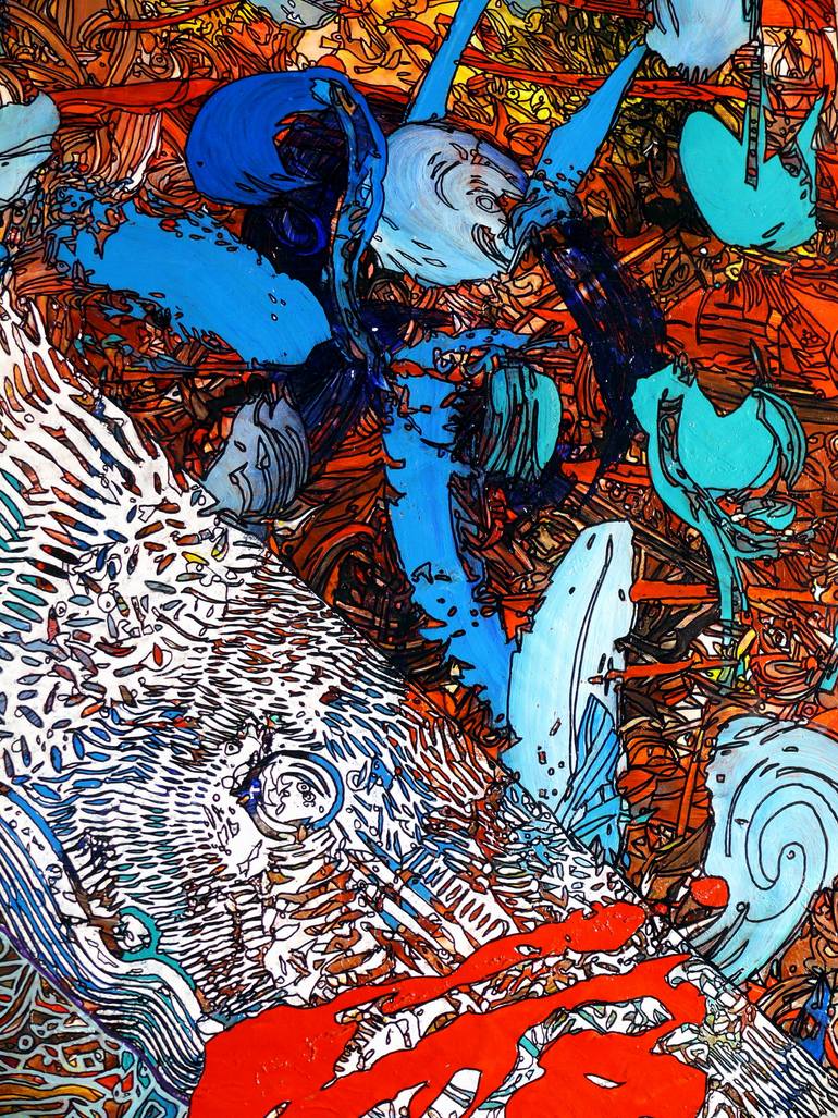 Original Abstract Painting by Igor  Eugen Prokop