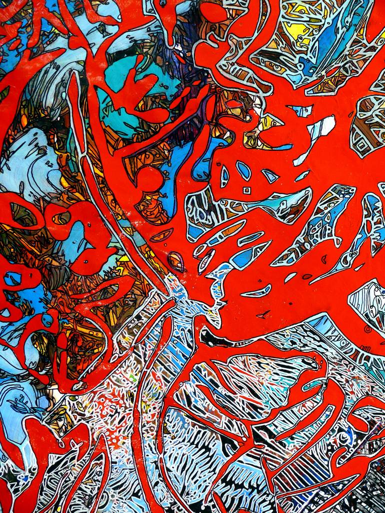 Original Abstract Painting by Igor  Eugen Prokop