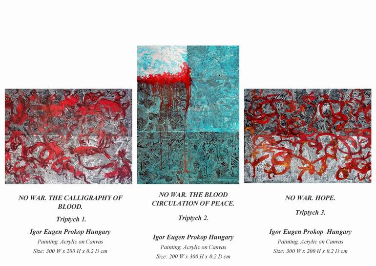 Original Abstract Painting by Igor  Eugen Prokop