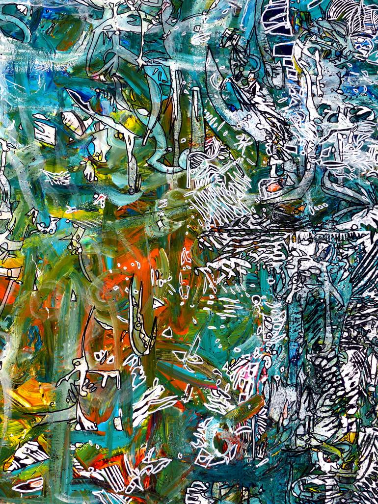 Original Abstract Painting by Igor  Eugen Prokop