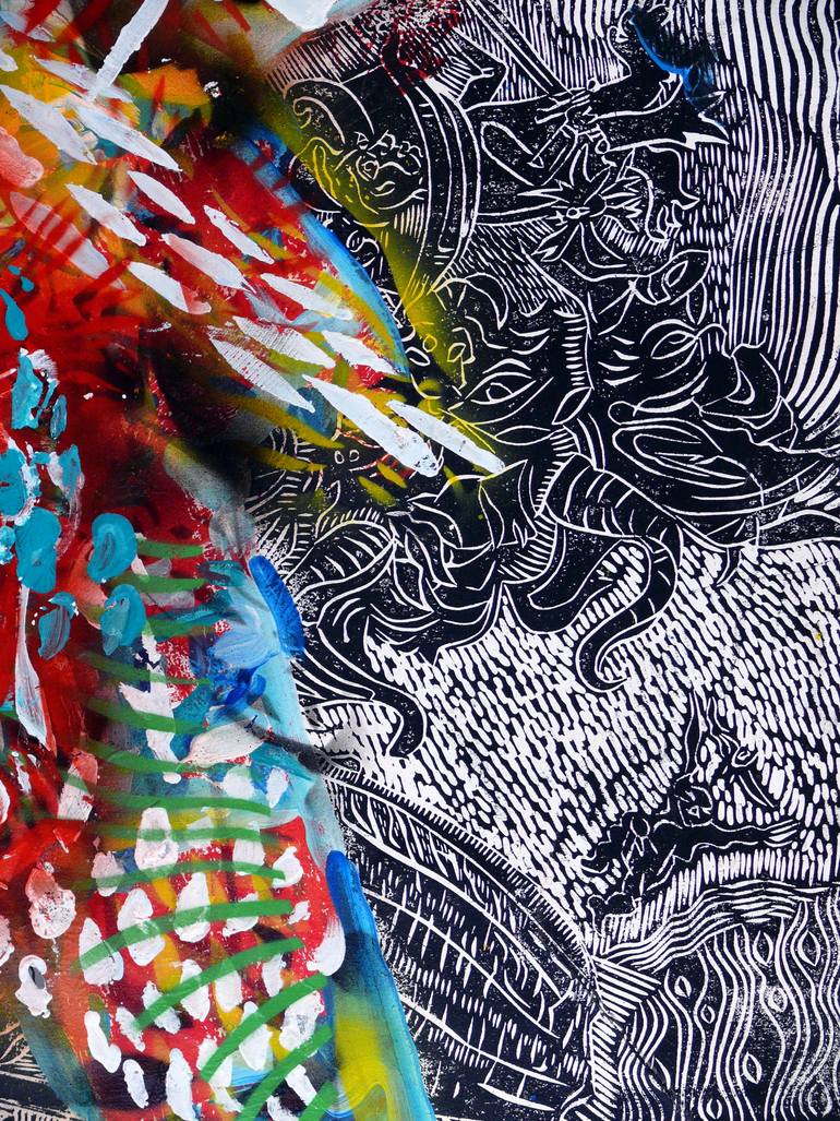 Original Abstract Painting by Igor  Eugen Prokop