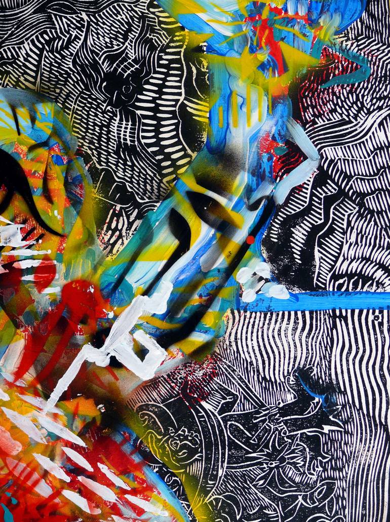 Original Abstract Painting by Igor  Eugen Prokop