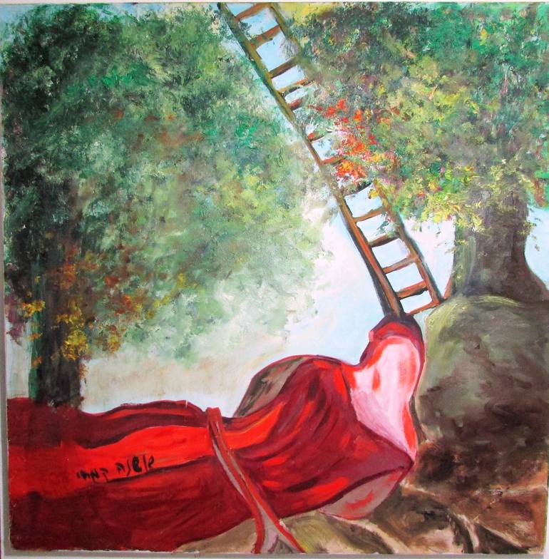 Jacob's ladder Painting by Shosh Kimchi Saatchi Art