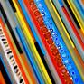 Close Up of 'Just A Sliver Please - Diagonal' showing glass detailing