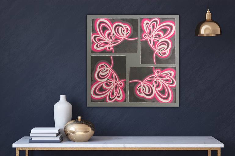 Original Impressionism Abstract Painting by Katie Cousins But Paints Under Maiden Name - Katie Daw 