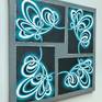 Statement artwork on canvas