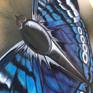 Original mixed medium butterfly art