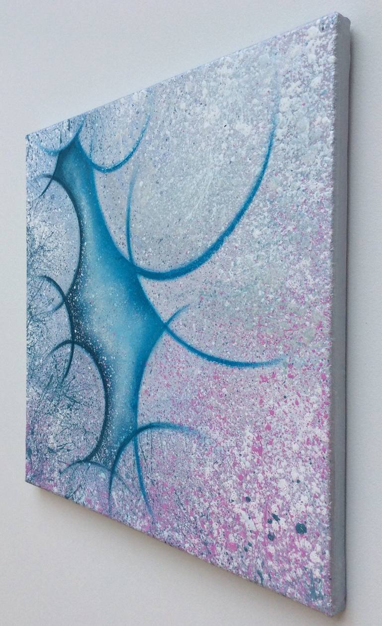 Original Abstract Painting by Katie Cousins but paints under maiden name - Katie Daw 