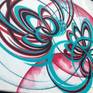 Modern flower painting