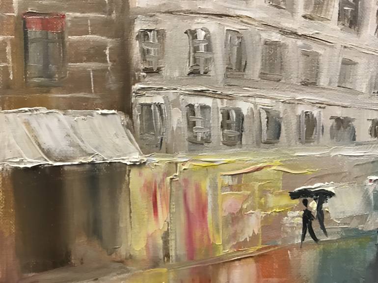 Original Fine Art Cities Painting by Veronica Nicholskaya