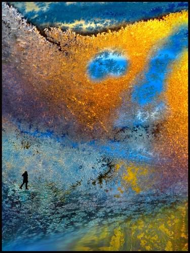 Original Abstract Expressionism Outer Space Photography by Algis Kemezys