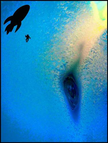 Original Abstract Expressionism Outer Space Photography by Algis Kemezys