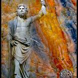Zeus and Coin, Born in Stone by Algis Kemezys