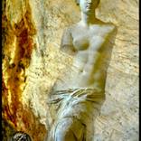 The Eyes of Venus  de Milo & coin by Algis Kemezys