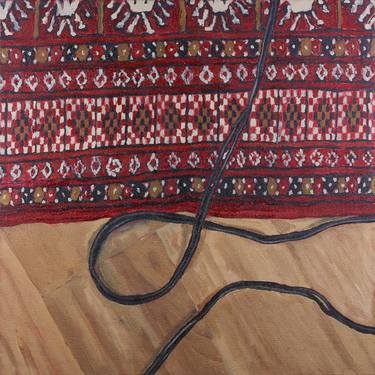 Persian Rug with Audio Cable thumb