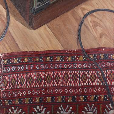 Persian Rug with Audio Cable and Hi-fi Cabinet thumb