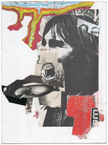 Original Dada Men Collage by Collectif Grabuge