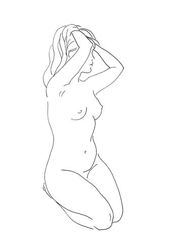 Original Nude Drawings by Dina Belyayeva