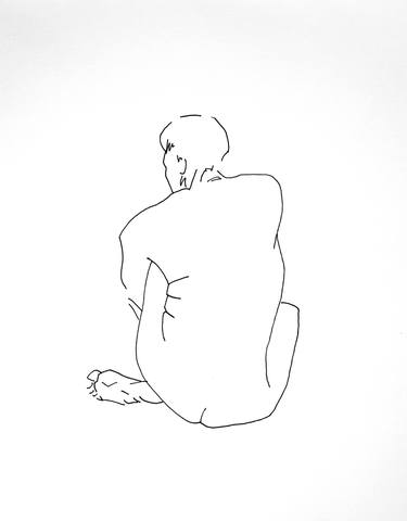 Original Nude Drawings by Dina Belyayeva