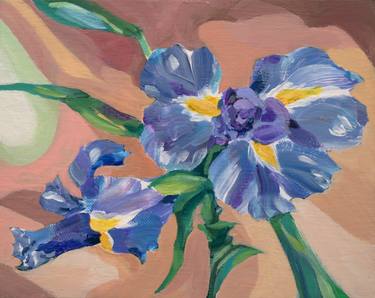 Original Expressionism Floral Paintings by Dina Belyayeva