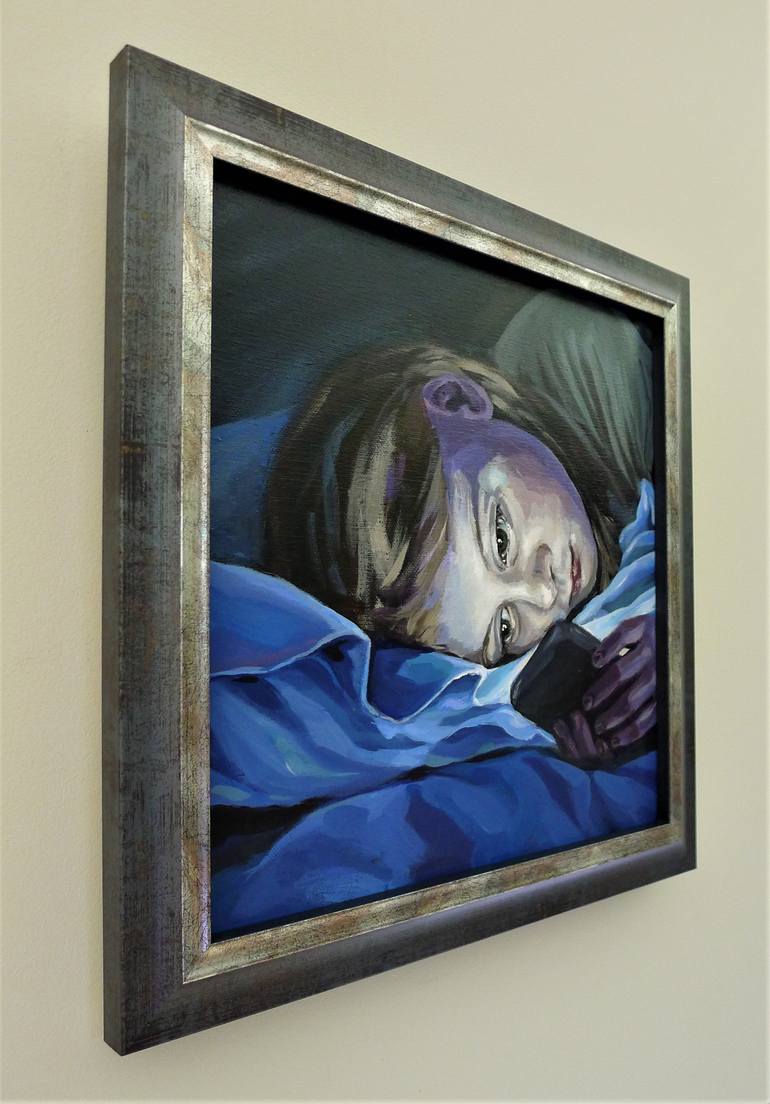 Original Impressionism People Painting by Dina Belyayeva