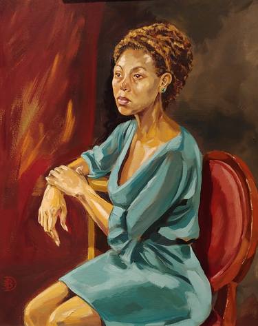 Original Impressionism Portrait Paintings by Dina Belyayeva