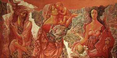 Original Classical mythology Paintings by Alexander Kudriavchenko
